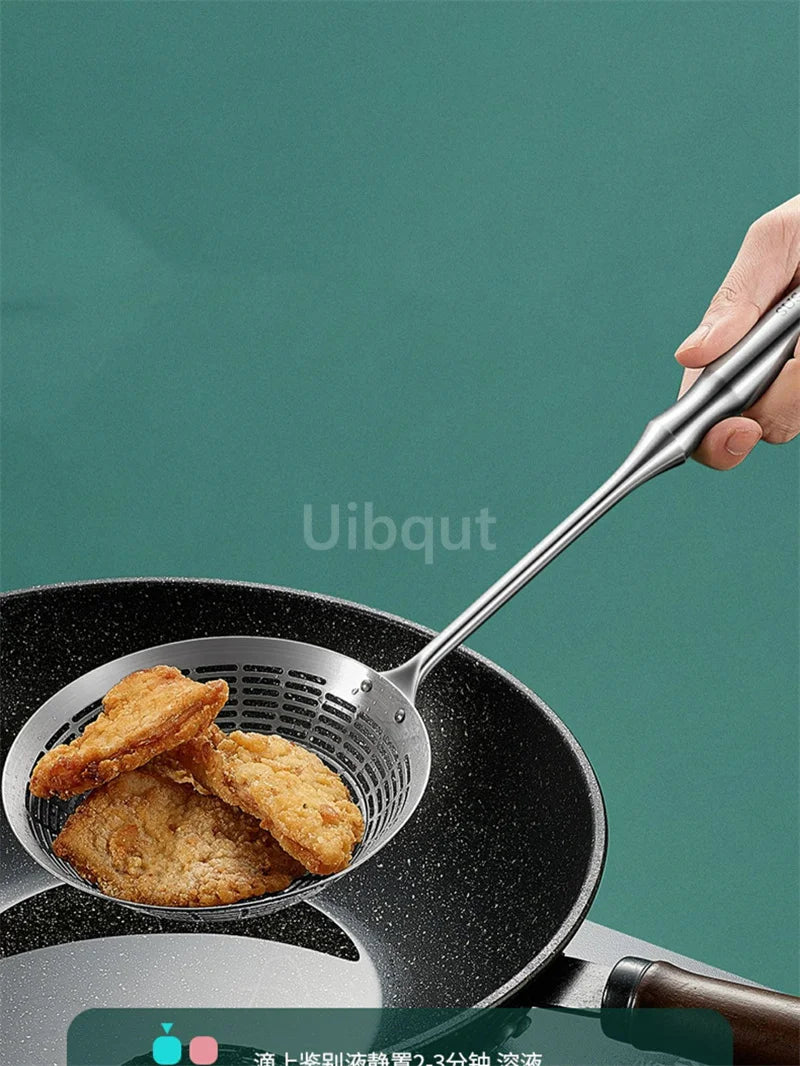 304 Stainless Steel Kitchen Strainer Scoop