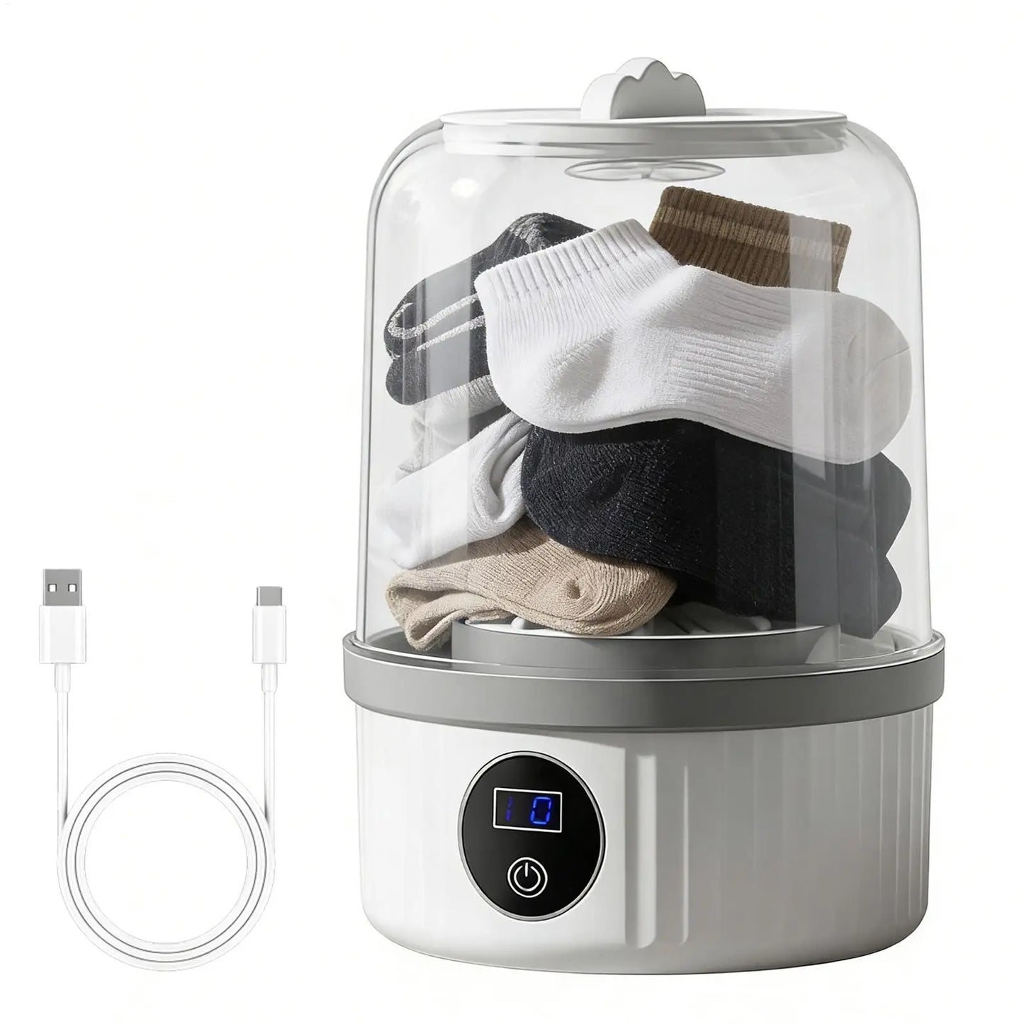 Portable Mini Washing Machine for Delicate Laundry
