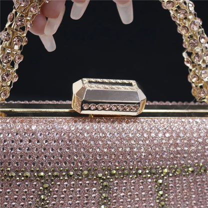 Luxury Rhinestone Evening Clutch Bag