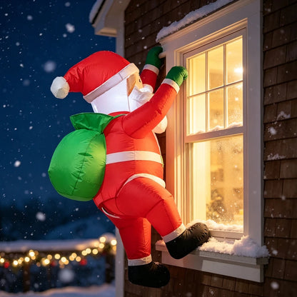 1M Inflatable Dabbing Santa Christmas Decoration