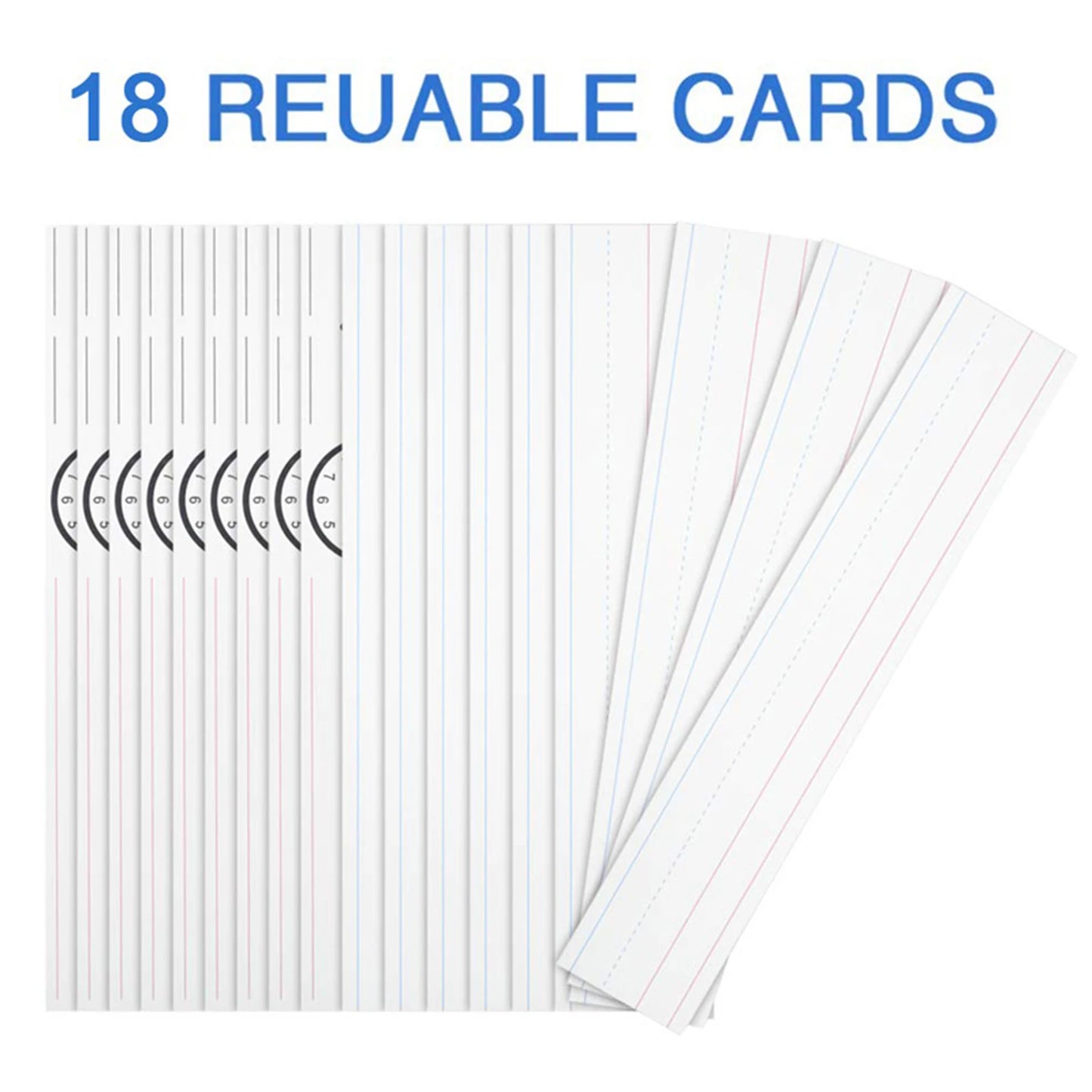Double-Sided Desktop Pocket Chart for Classroom Learning
