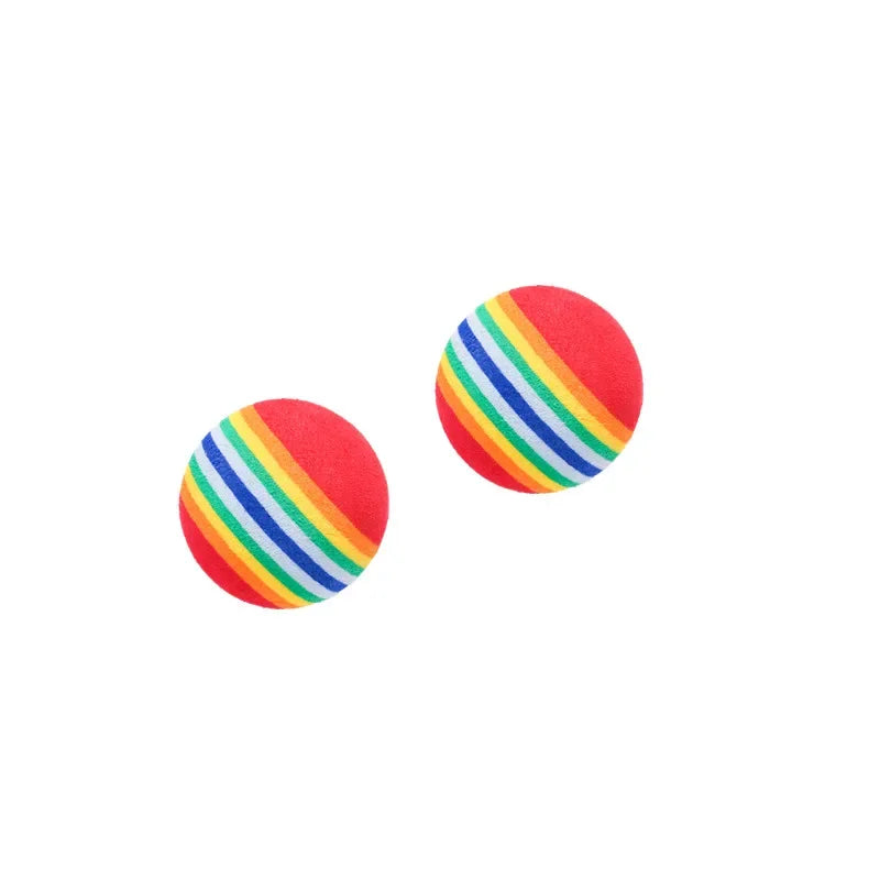 Rainbow EVA Pet Toy Balls