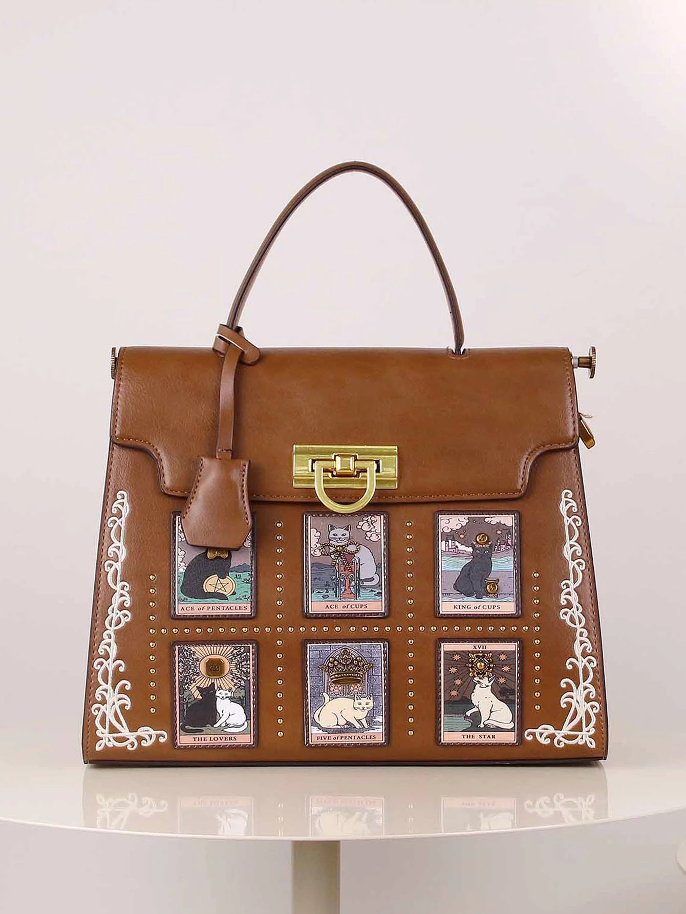 Embroidered Dream House Women’s Handbag
