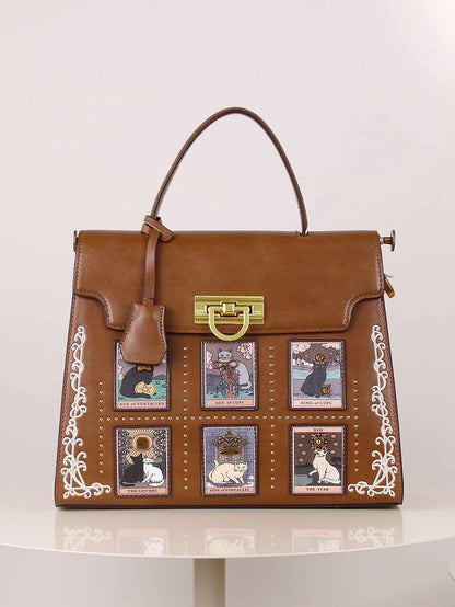 Embroidered Dream House Women’s Handbag