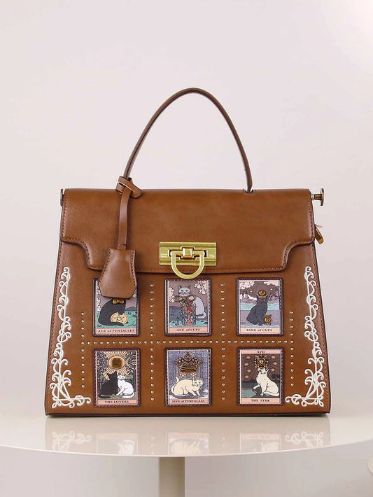 Embroidered Dream House Women’s Handbag