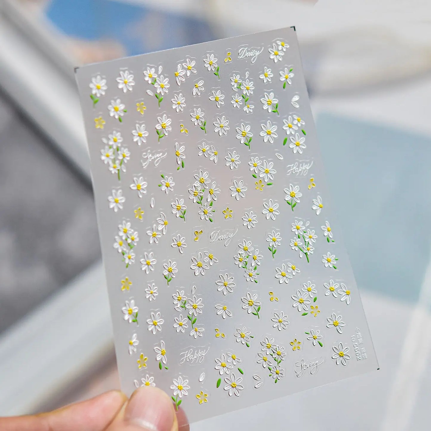 5D Cherry Blossom Nail Art Stickers