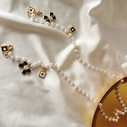 Pearl Bow Glasses Chain