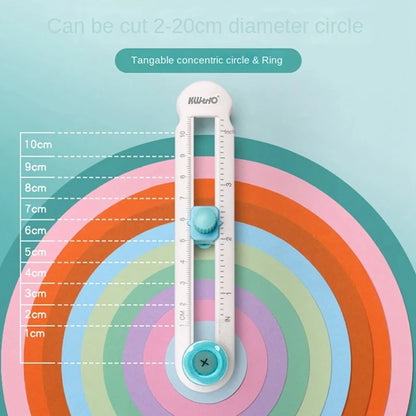 360° Rotating Circle Cutter for Paper & Crafts