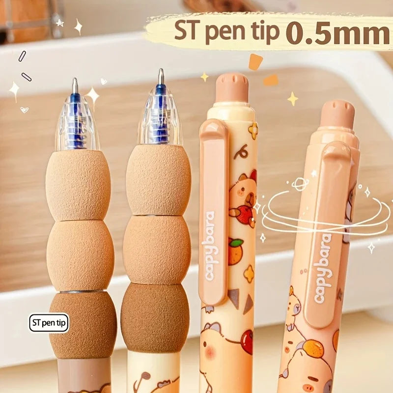 Capybara Erasable Gel Pen Set