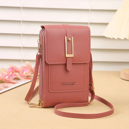 Touchscreen Phone Crossbody Wallet Bag