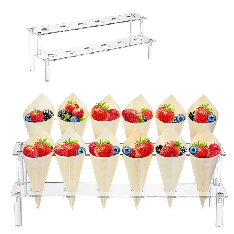 Acrylic Ice Cream Cone Display Stand