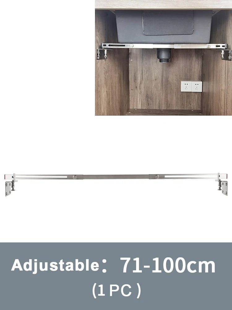 Adjustable Stainless Steel Undermount Sink Support Bar (1 Piece)