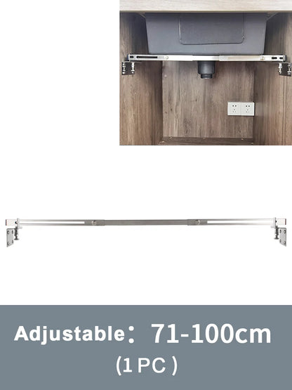 Adjustable Stainless Steel Undermount Sink Support Bar (1 Piece)