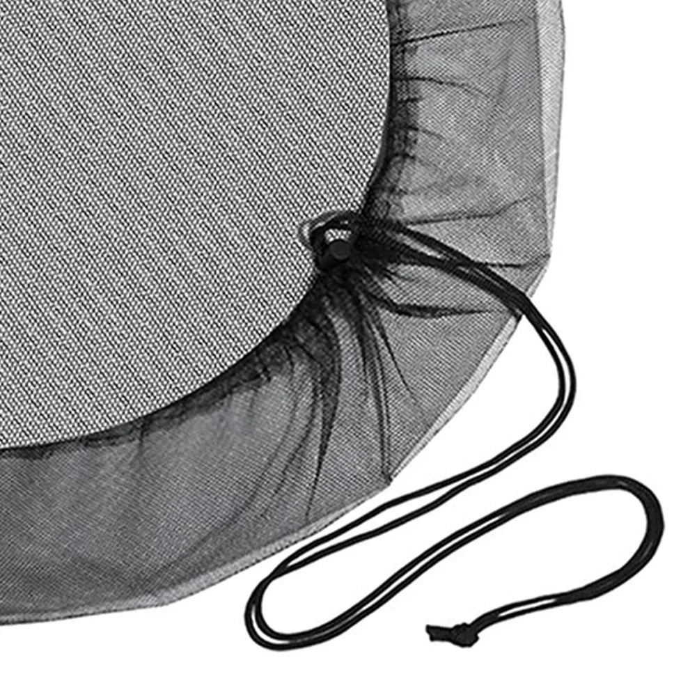 Rain Barrel Filter Mesh Cover with Drawstring
