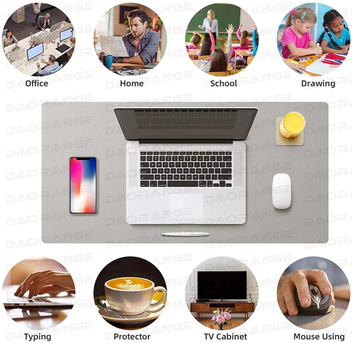 Waterproof Office Desk Protector & Mouse Pad