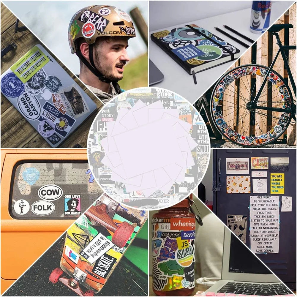A4 Holographic Printable Vinyl Sticker Paper