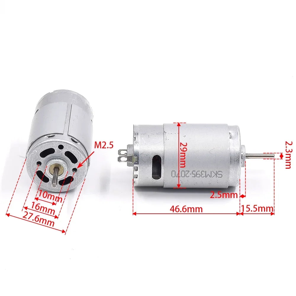 RS-395 High-Speed DC Micro Motor