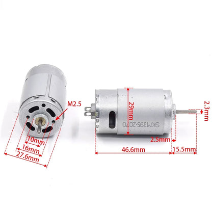 RS-395 High-Speed DC Micro Motor