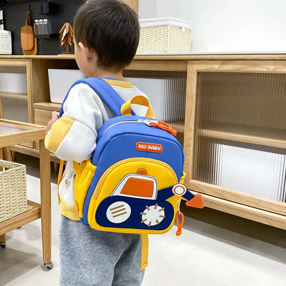 Kids Construction Truck School Backpack