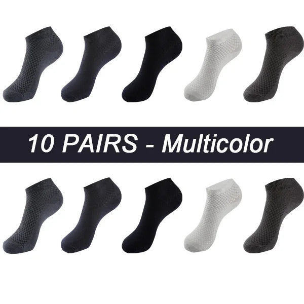 Men’s Bamboo Fiber Socks 10 Pairs