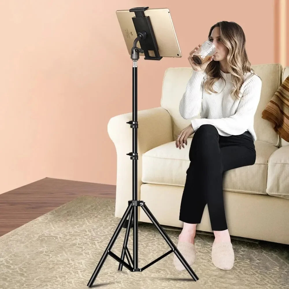 Adjustable Tripod Tablet Floor Stand