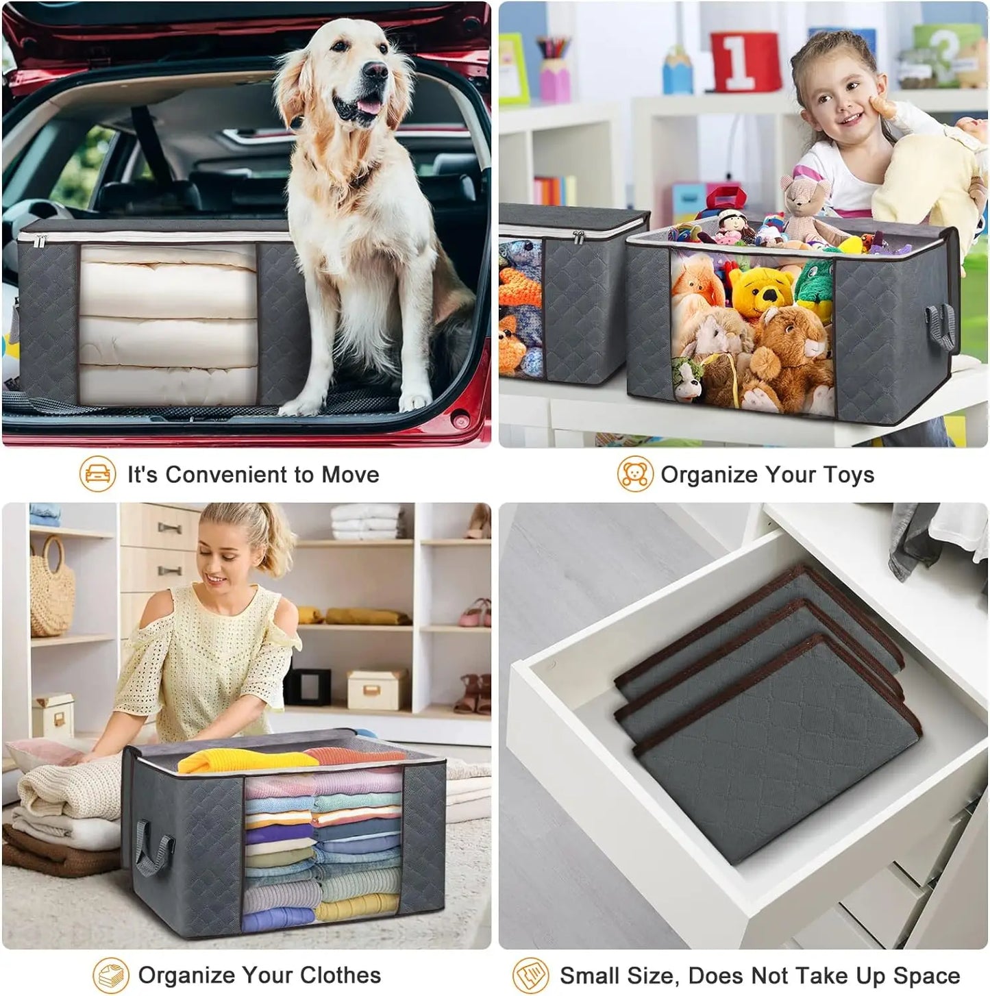 Large Foldable Clothes Storage Bag