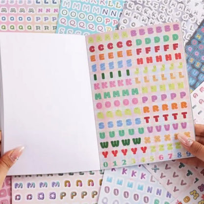 Alphabet Letter Stickers for Journaling & Crafts