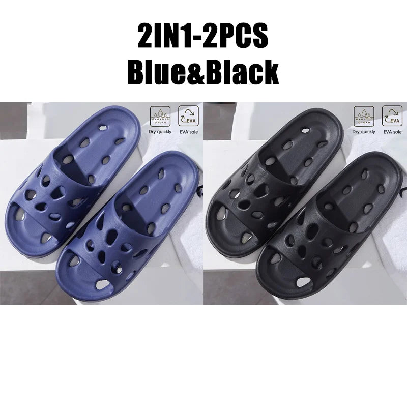 Lightweight Non-Slip Bathroom & Beach Slippers