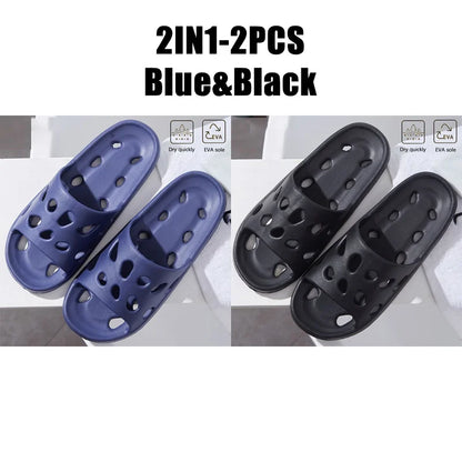 Lightweight Non-Slip Bathroom & Beach Slippers