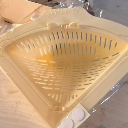 Magnetic Silicone Sink Corner Strainer Basket