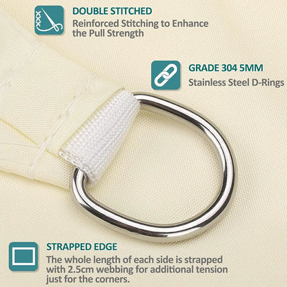 Waterproof Triangle Sun Shade Sail