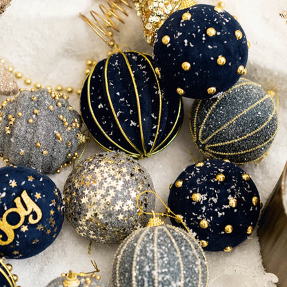 6-Piece Colourful Christmas Bauble Set