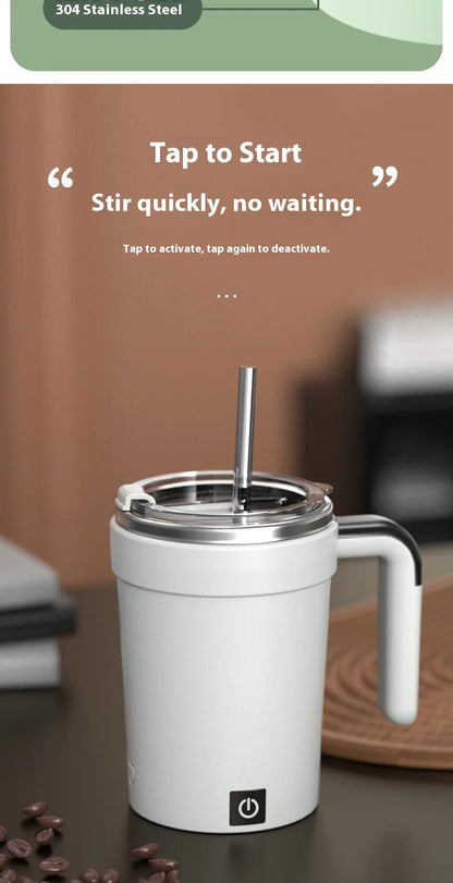 Smart Self-Stirring Temperature Mug
