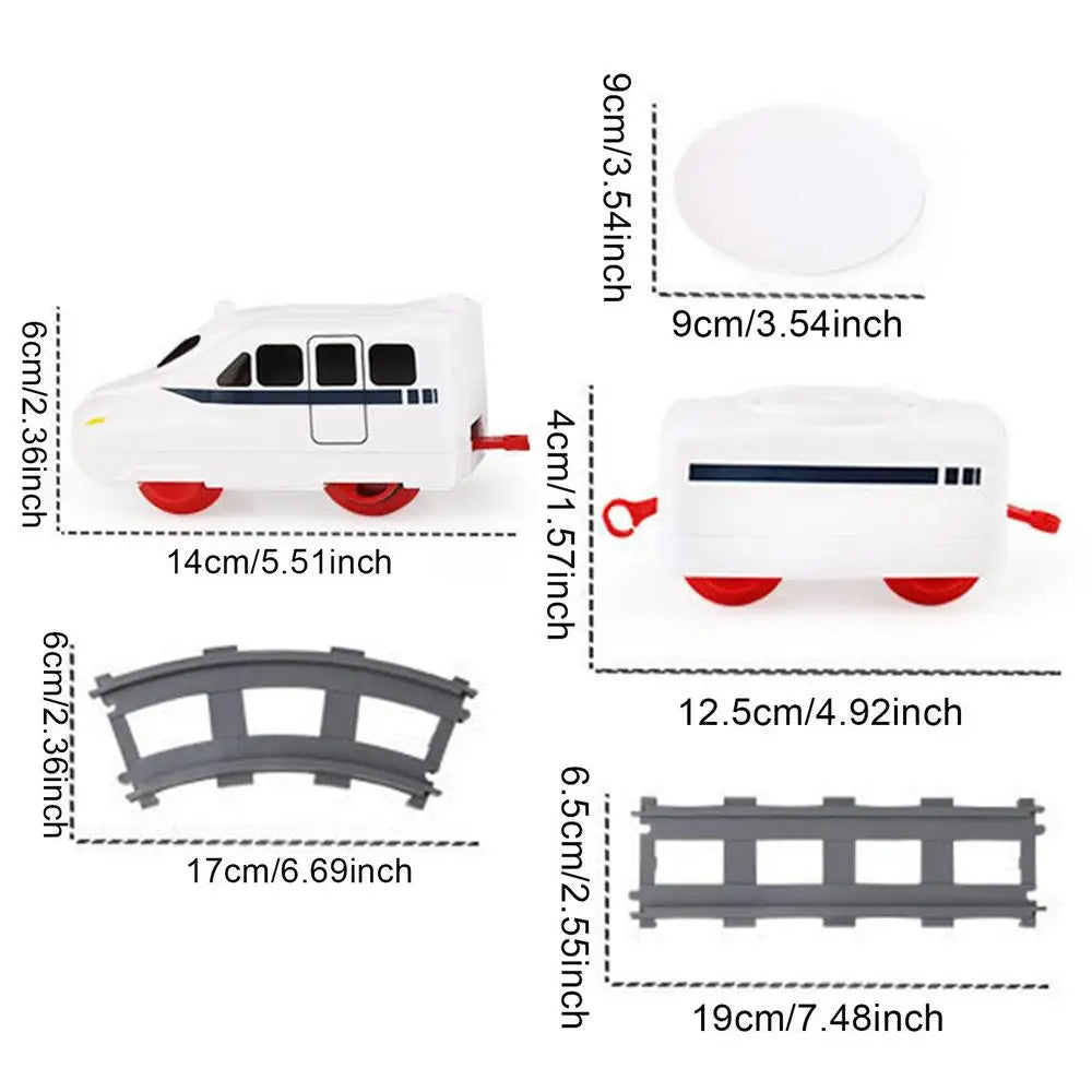 Electric Rotary Sushi Train Set with Conveyor Track