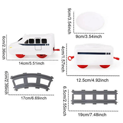 Electric Rotary Sushi Train Set with Conveyor Track