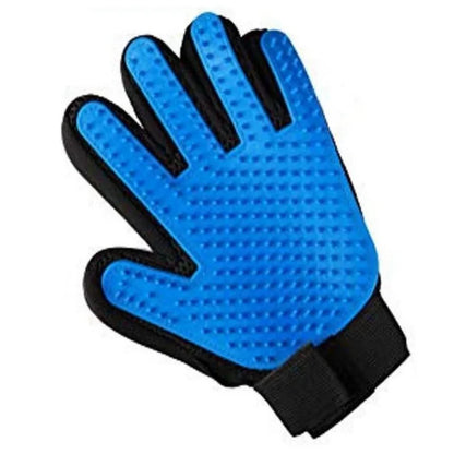 2-in-1 Pet Grooming Glove & De-Shedding Brush
