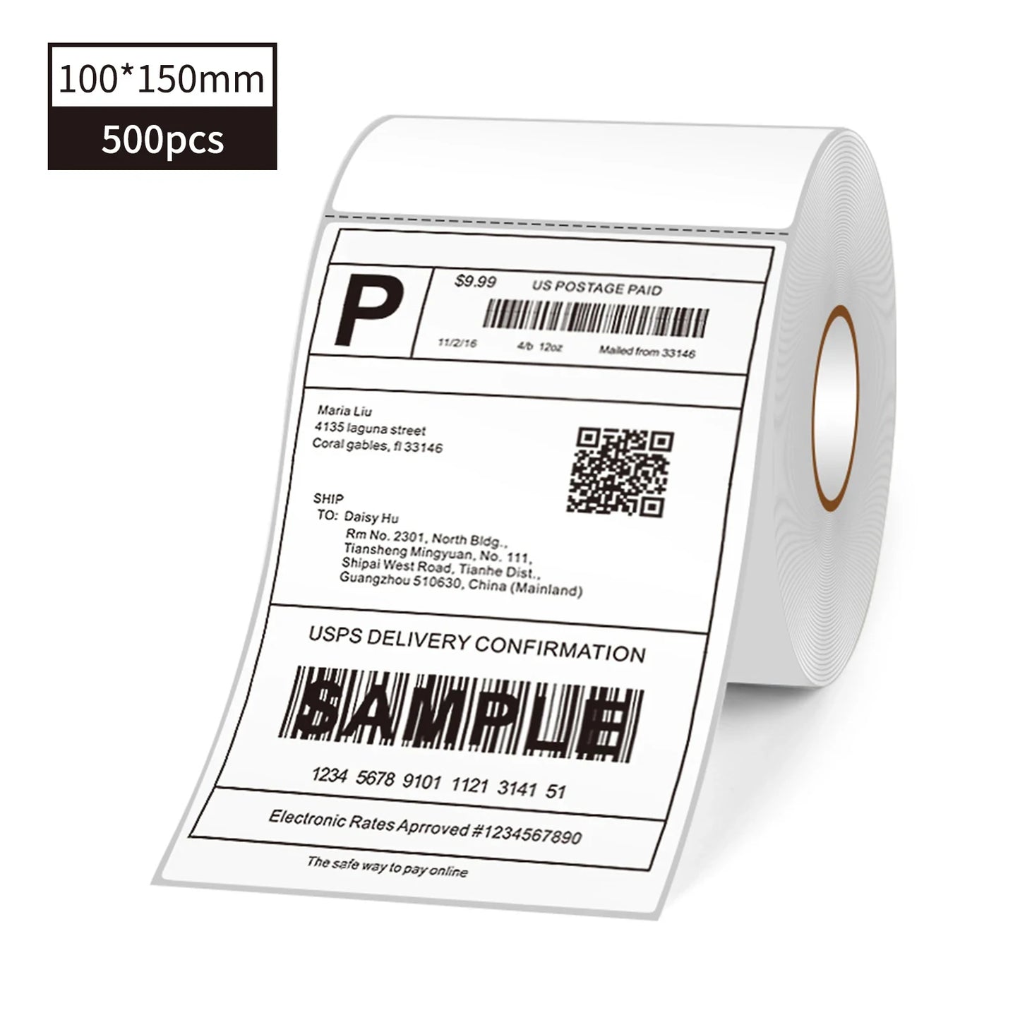 Thermal Shipping Labels Roll