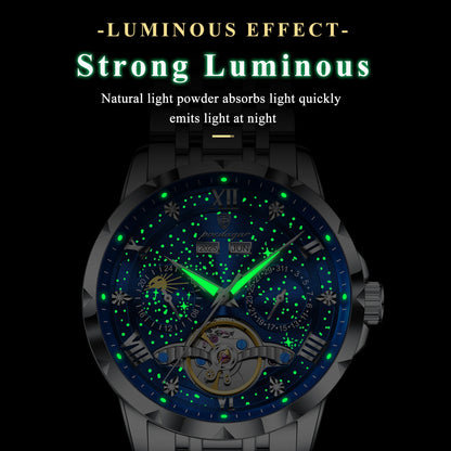 Men's Automatic Skeleton Mechanical Watch
