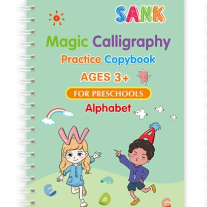 Kids Reusable Magic Practice Copybook with Disappearing Pen