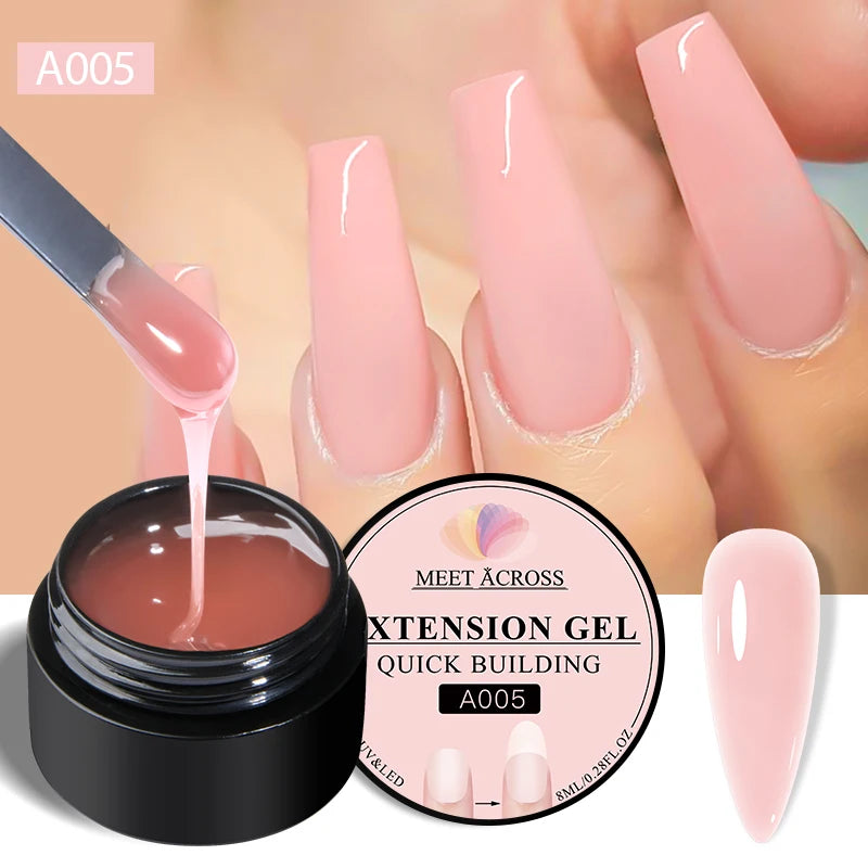MEET ACROSS 8ML Aurora Extension Gel Polish