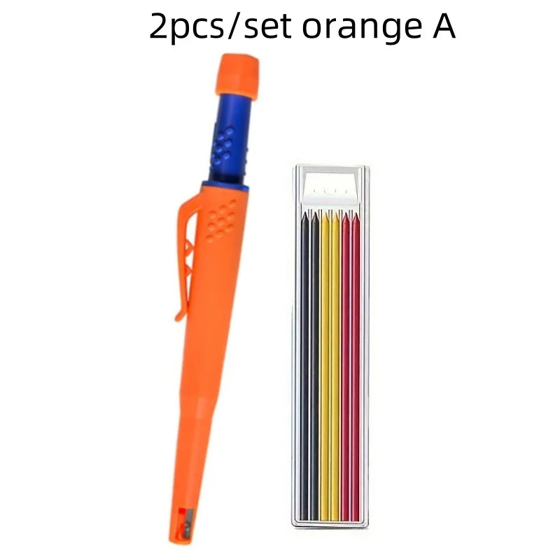 2.8mm Carpenter Mechanical Pencil Set with Sharpener