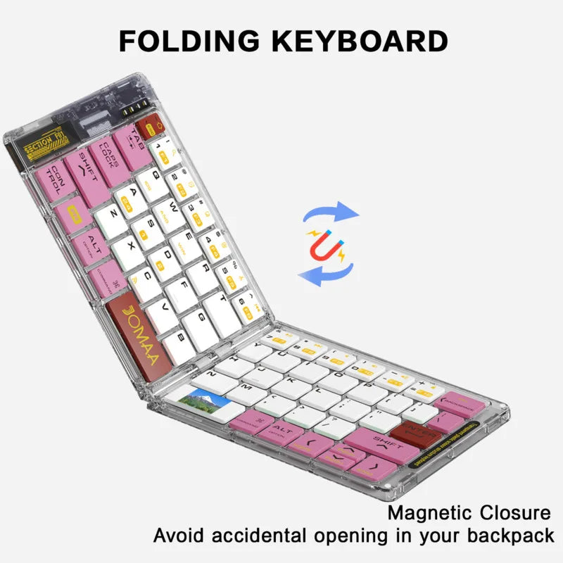 Foldable Bluetooth Keyboard & Mouse Combo