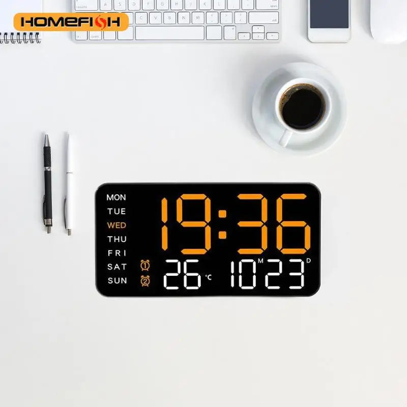 Large LED Digital Wall Clock