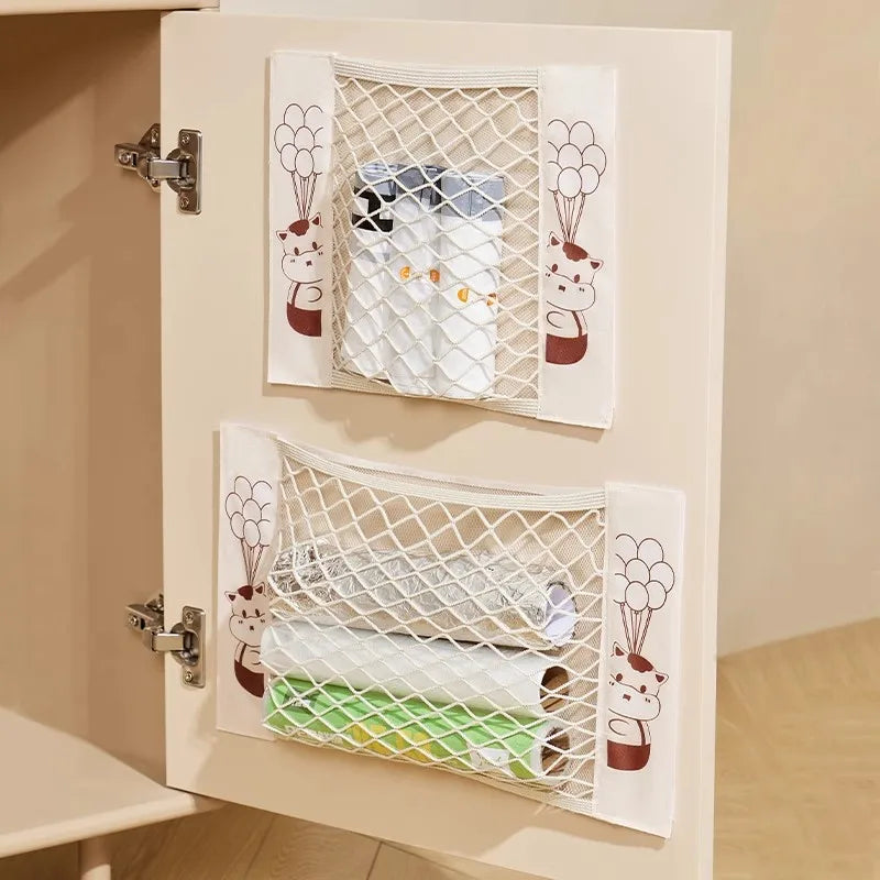 Wall Mounted Kitchen Storage Bag Organizer