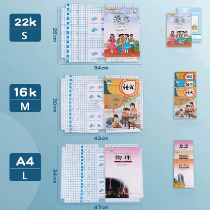 Transparent Waterproof Self-Adhesive Book Covers