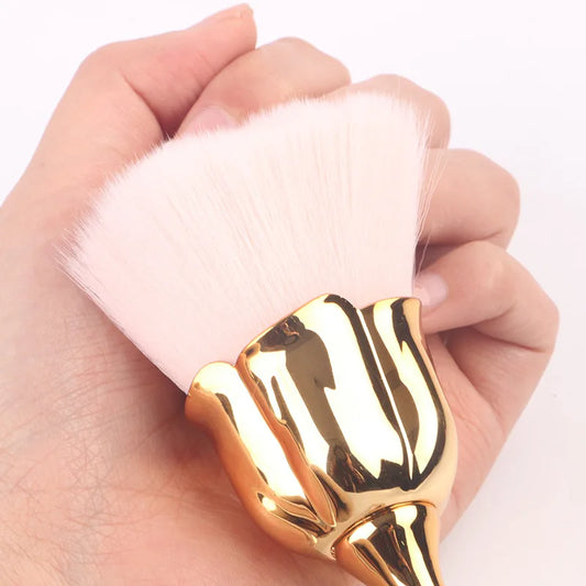 Rose-Shaped Nail Dust Cleaning Brush