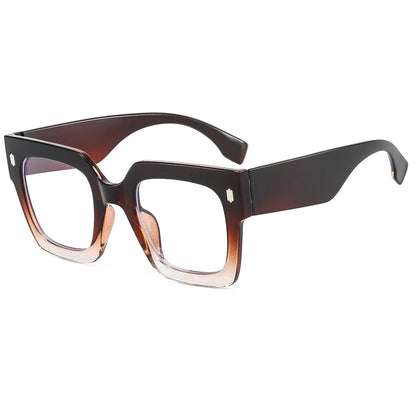 Classic Luxury Brand Designer Big Frame Square Sunglasses