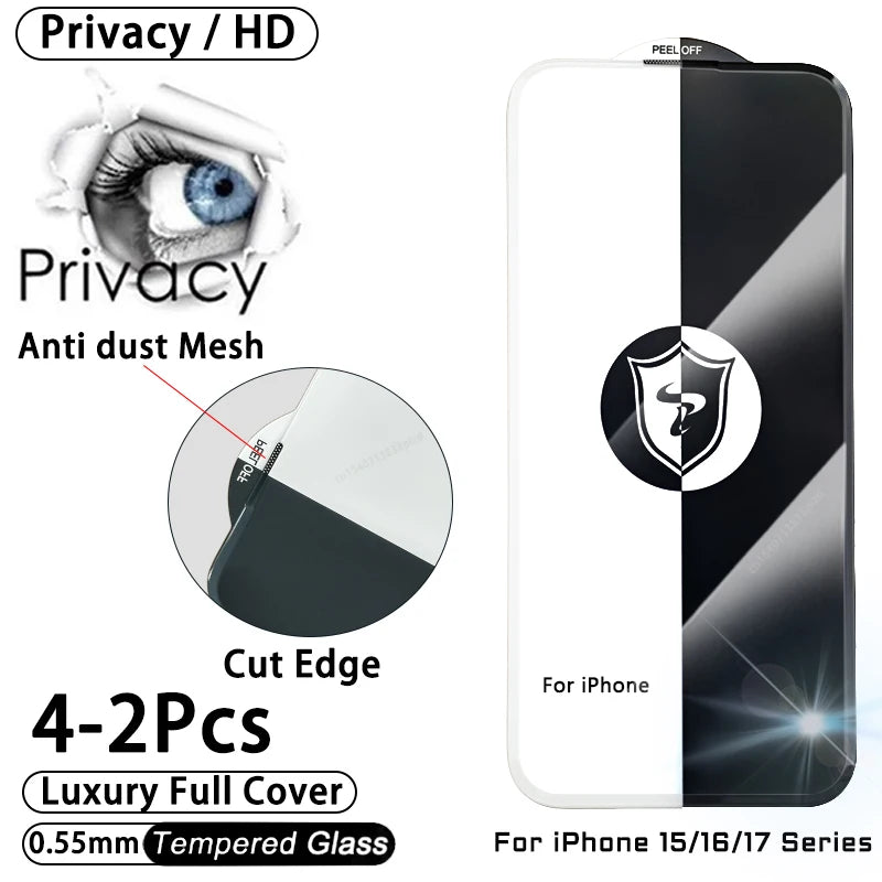 Privacy Tempered Glass Screen Protector