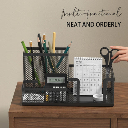 Metal Mesh Desk Organizer Caddy
