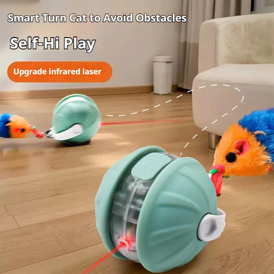 Interactive Rechargeable Rolling Pet Ball Toy